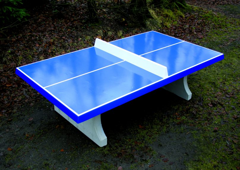 Betonnen Pingpongtafel Blauw