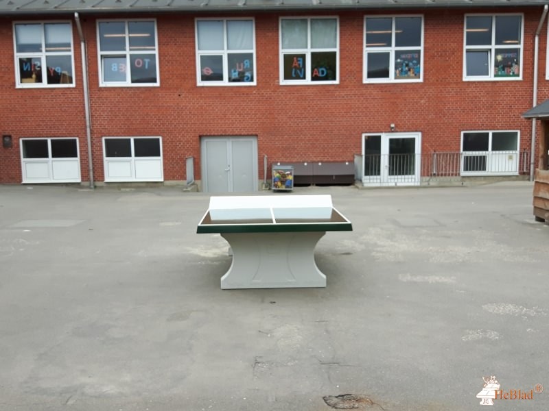 Spjald Skole fra / af  Spjald