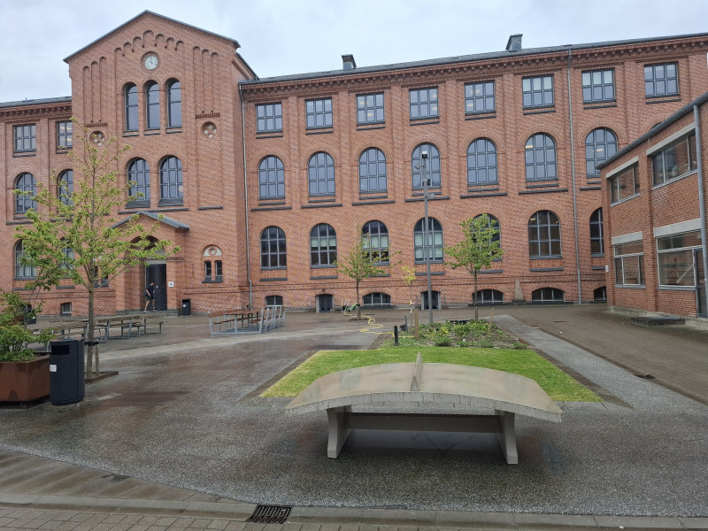 Aalborg Katedralskole fra / af  Aalborg