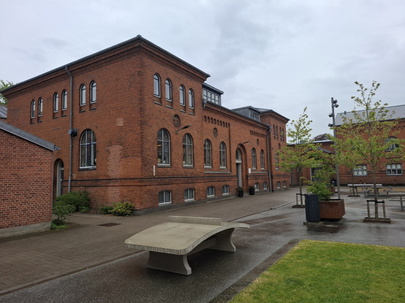 Aalborg Katedralskole fra / af  Aalborg