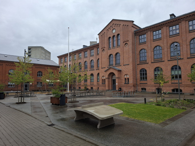 Aalborg Katedralskole fra / af  Aalborg