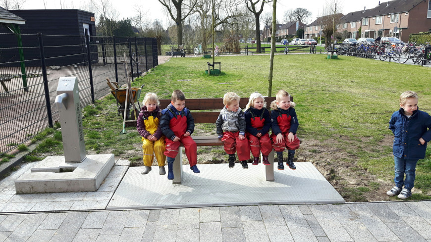 Park Bænk med Bundplade