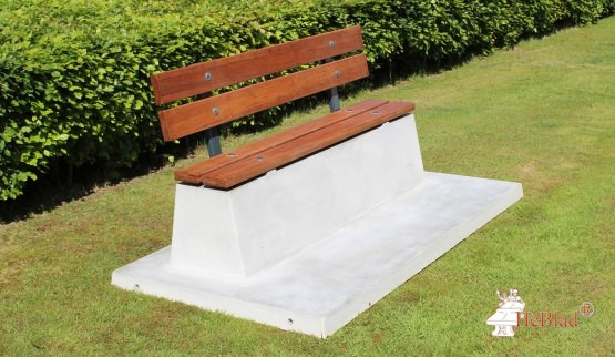 Betonbænk DL med Bundplade