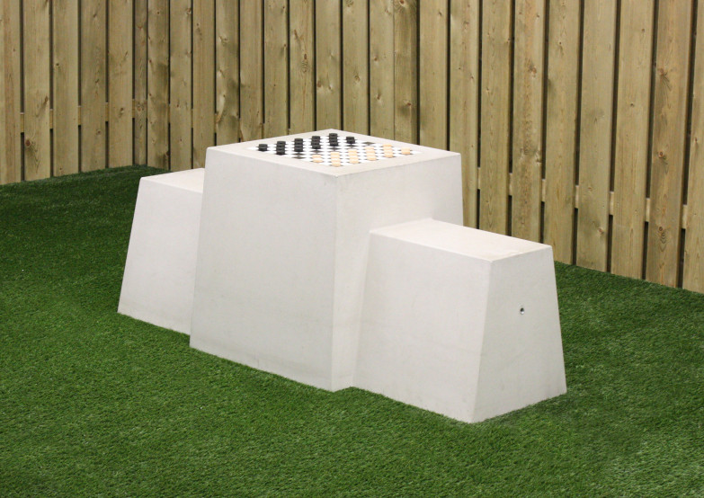 Dambænk Rå Beton