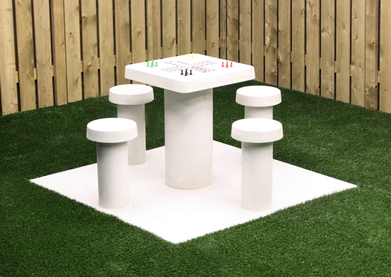 Ludo Spillebord rå beton