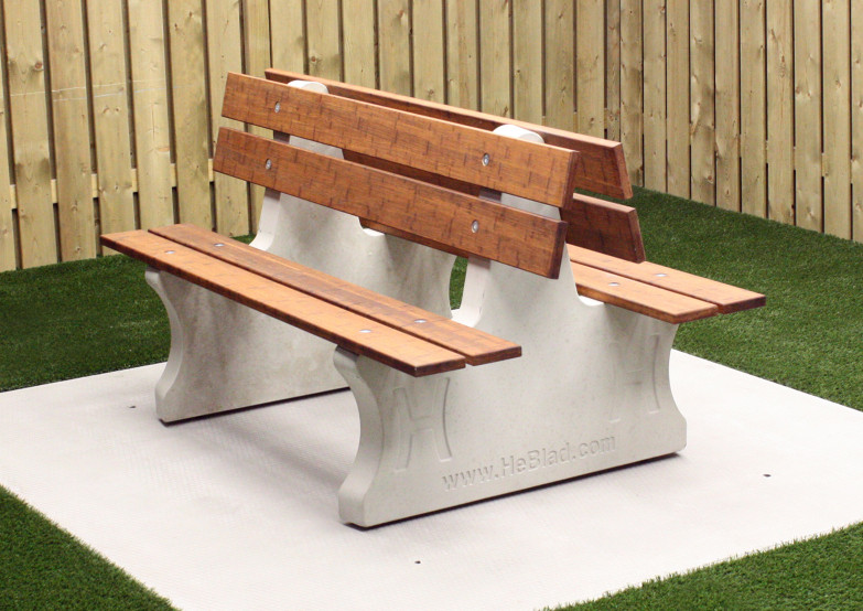 Beton Parkbænk Duo