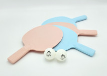 Bordtennisbat Pastel sæt med 4 stk