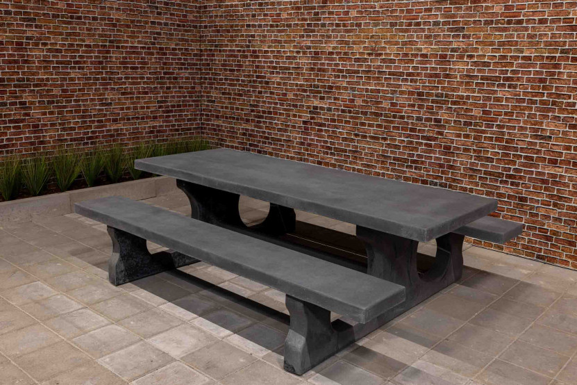Picnic sæt Standard Antracit-Beton 246cm
