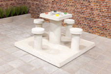 Ludo Spillebord rå beton