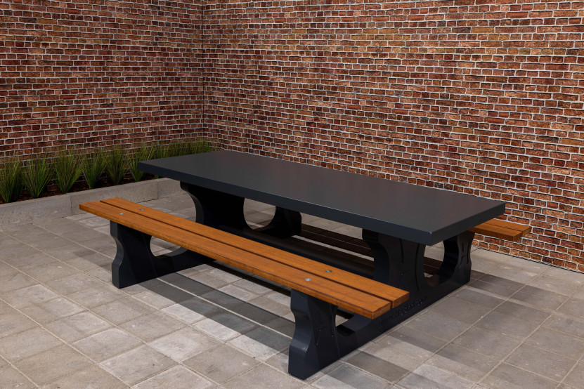 Picnic sæt DeLuxe Antracit 246cm