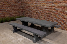 Picnic sæt Standard Antracit-Beton 246cm