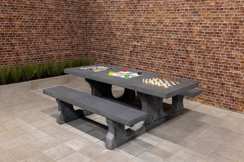 Standard Multi Gaming bord (1-3-4) Antracite-Beton