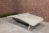 Fodvolleyballbord rå beton