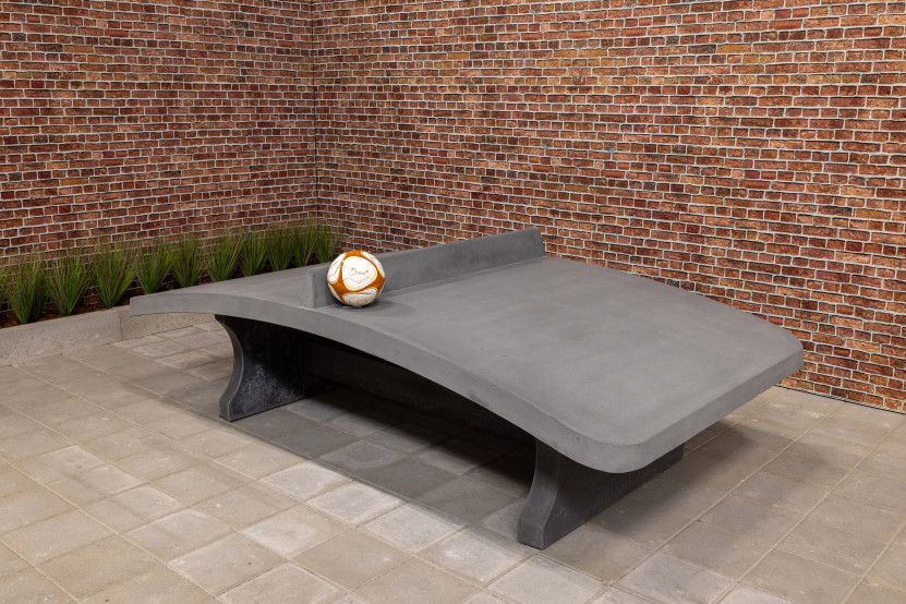Fodvolleyballbord Antracit-Beton