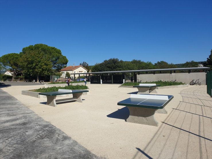 Afrundet Bordtennisbord Grøn