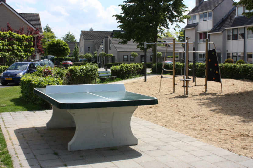 Afrundet Bordtennisbord Grøn