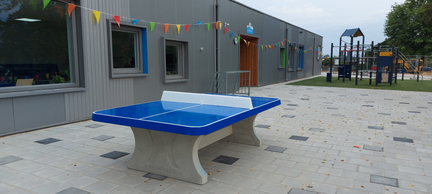 Afrundet Bordtennisbord Blå