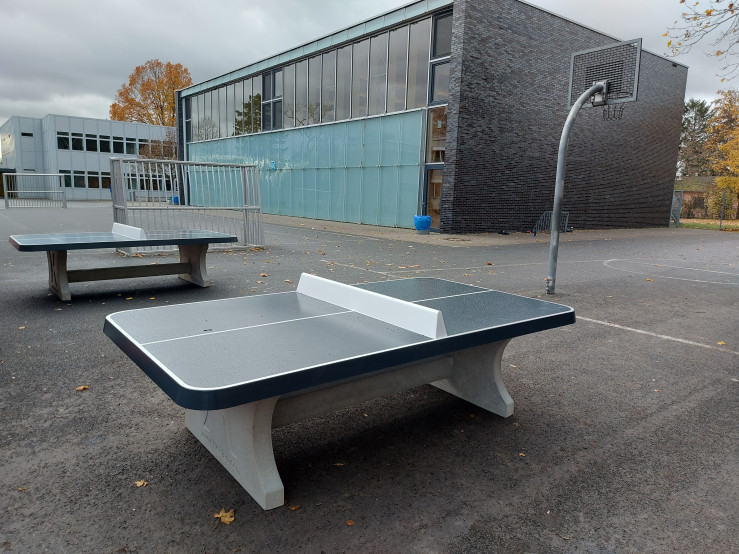 Afrundet Bordtennisbord Antracit