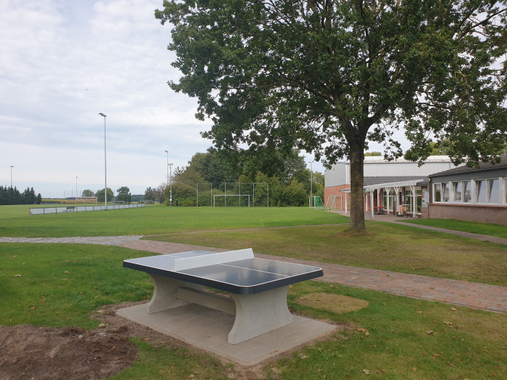 Afrundet Bordtennisbord Antracit