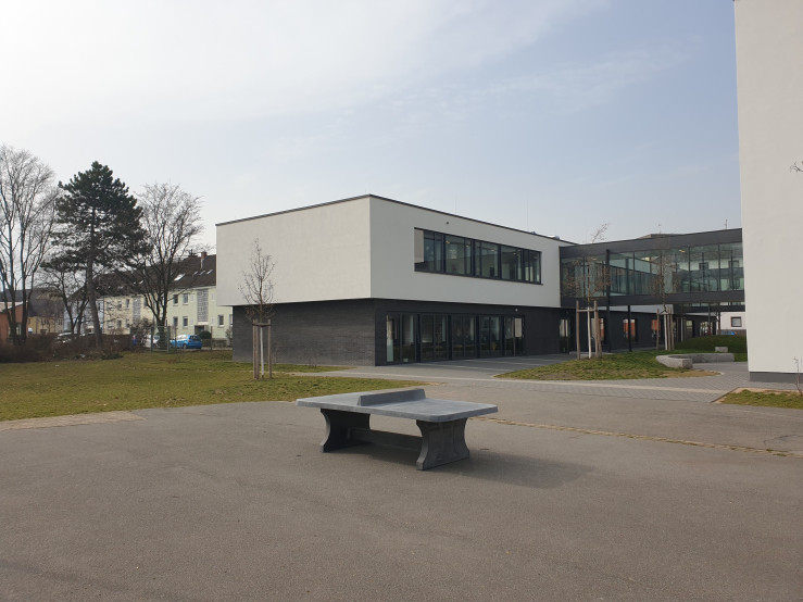 Afrundet Bordtennisbord Antracit-Beton