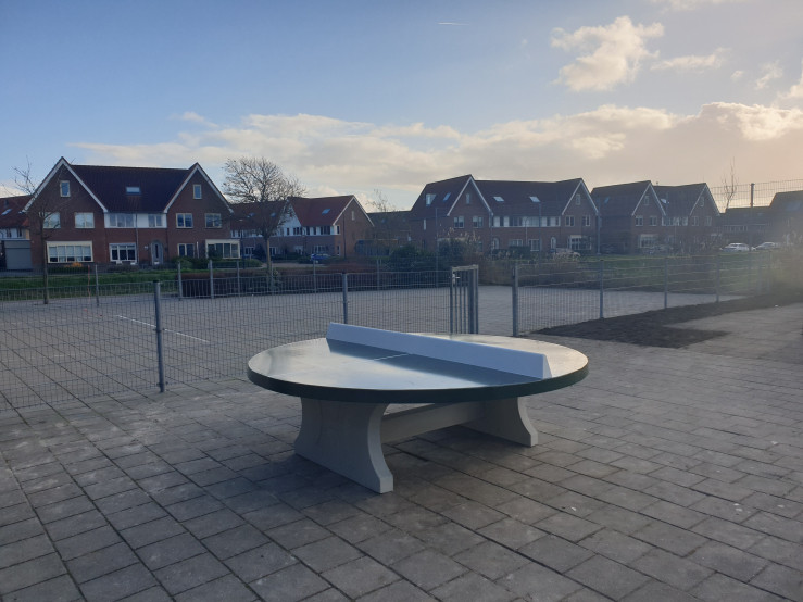 Rundt Bordtennisbord Grøn