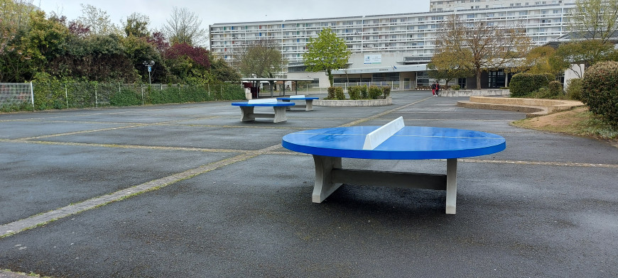 Rundt Bordtennisbord Blå