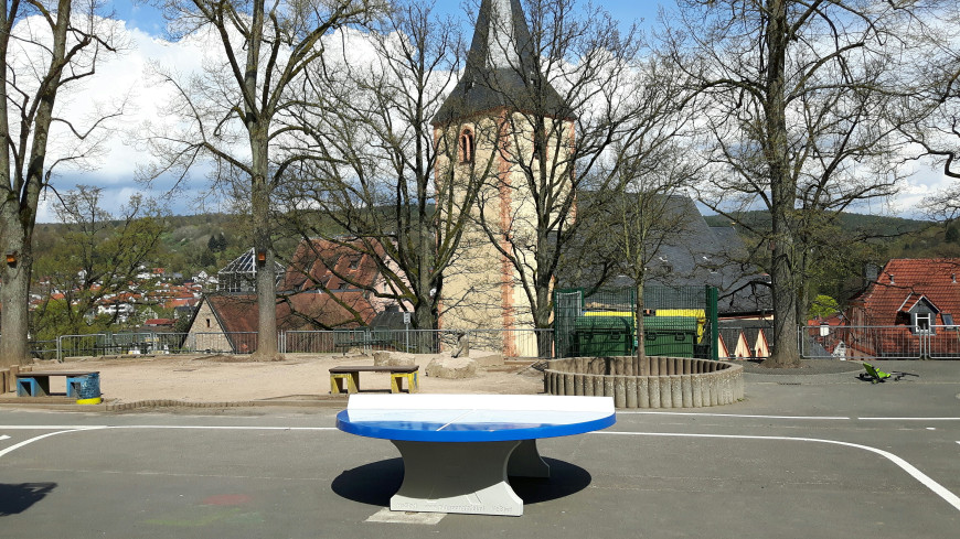 Rundt Bordtennisbord Blå