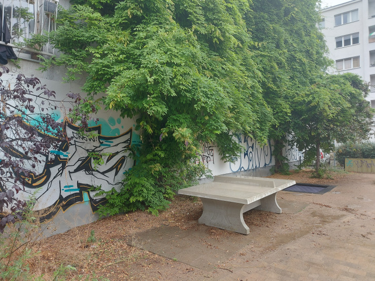 Bordtennisbord Rå Beton