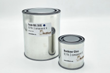 1 liter blå maling