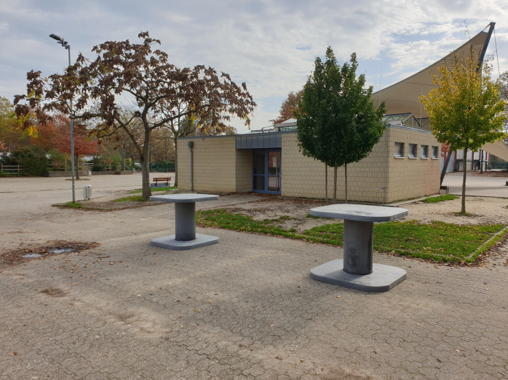 Ståbord Rå Antracit-Beton