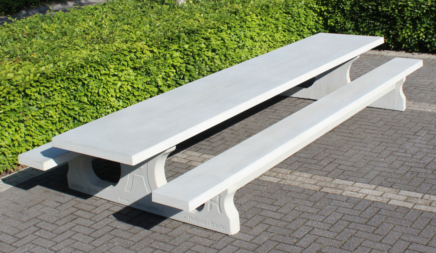 Beton bordbænk Standard XL