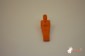 Orange fodboldfigur