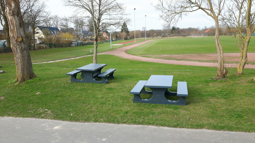 Standard Bordbænk i Antracit