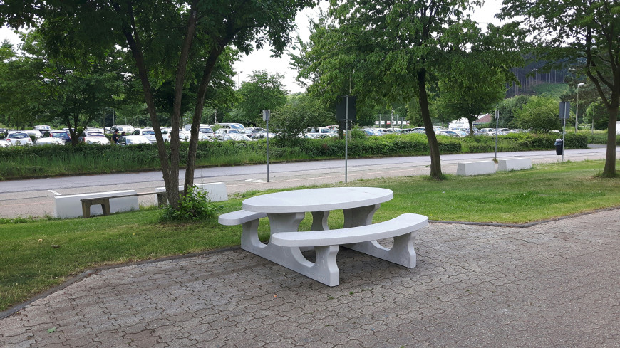 Standard Oval Bordbænk