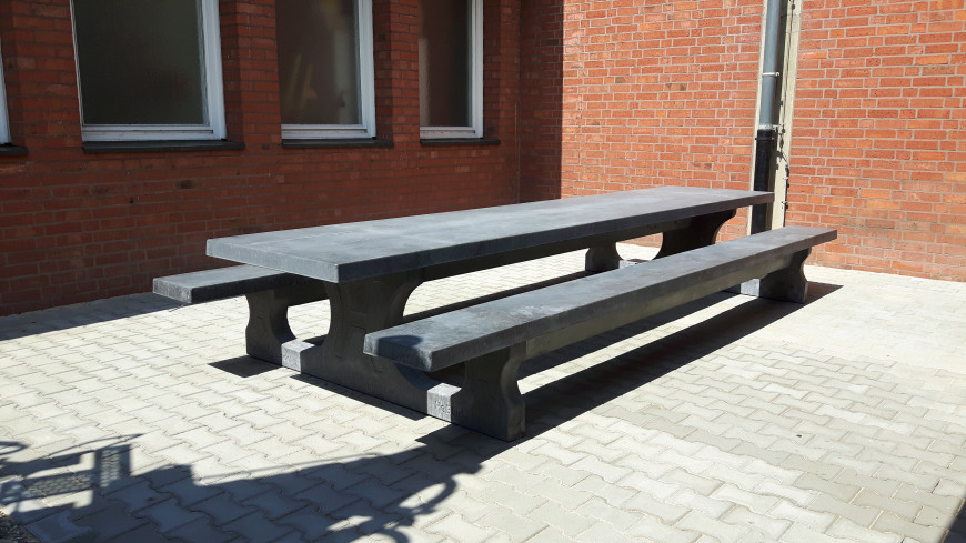 Standard Bordbænk XL Antraciet-Beton 